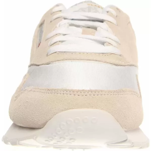 Reebok Mens Classic Nylon SneakerWhiteWhiteLgtgre