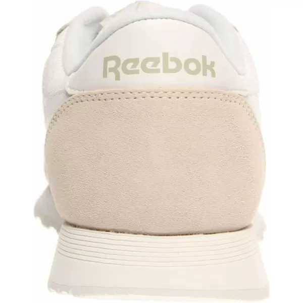 Reebok Mens Classic Nylon SneakerWhiteWhiteLgtgre