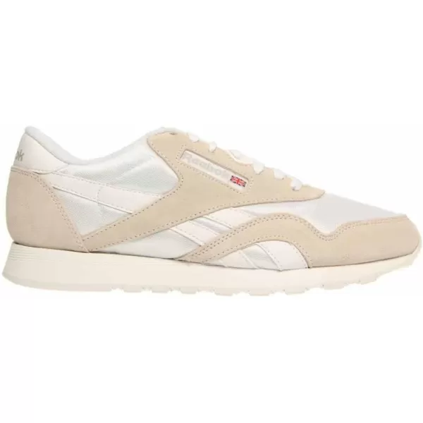 Reebok Mens Classic Nylon SneakerWhiteWhiteLgtgre