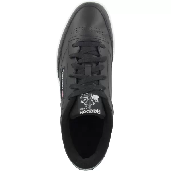 Reebok Unisex Club C 85 SneakerBlack IntenseblackWhitegum 0