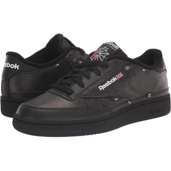 Reebok Unisex Club C 85 SneakerBlackWhite