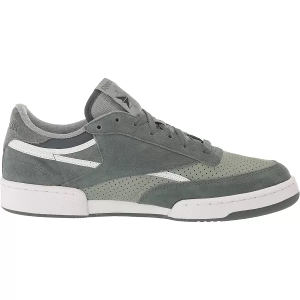 Reebok Unisex Club C 85 SneakerChalk GreenHarmony GreenWhite