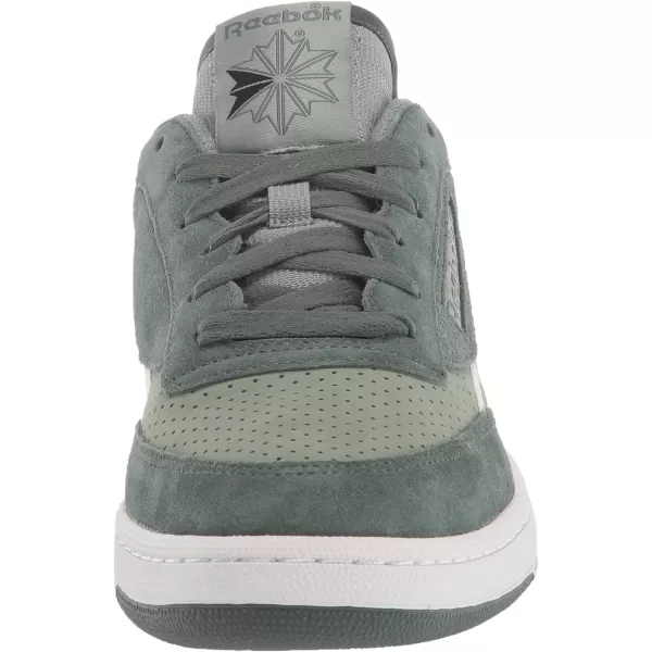 Reebok Unisex Club C 85 SneakerChalk GreenHarmony GreenWhite