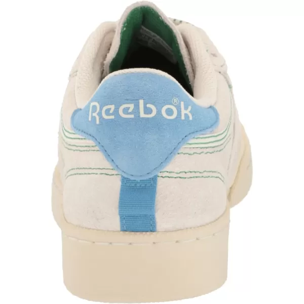 Reebok Unisex Club C 85 SneakerChalkAlabasterGlen Green