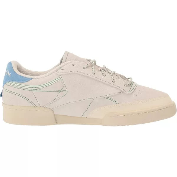 Reebok Unisex Club C 85 SneakerChalkAlabasterGlen Green