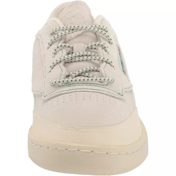 Reebok Unisex Club C 85 SneakerChalkAlabasterGlen Green