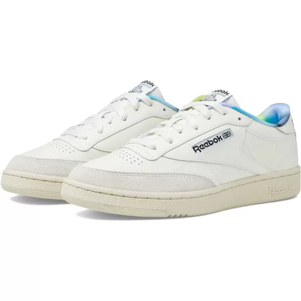 Reebok Unisex Club C 85 SneakerChalkChalkSemi Classic Teal