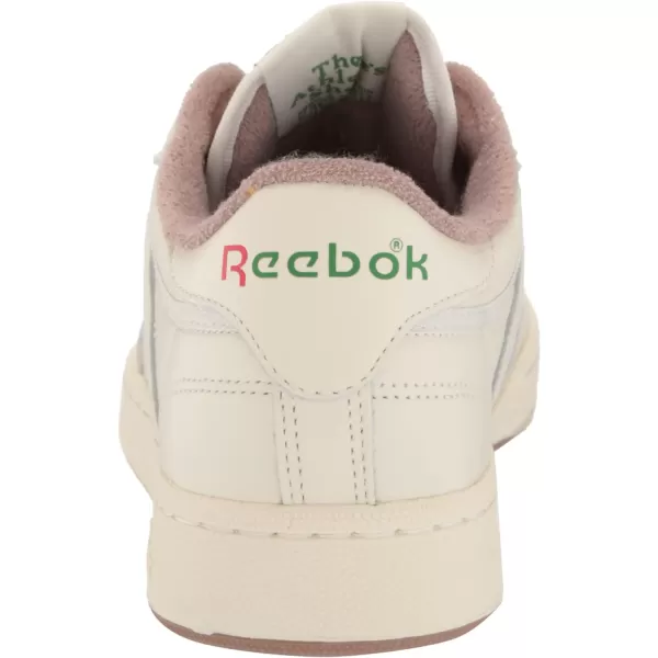 Reebok Unisex Club C 85 SneakerChalkTaupeGlen Green