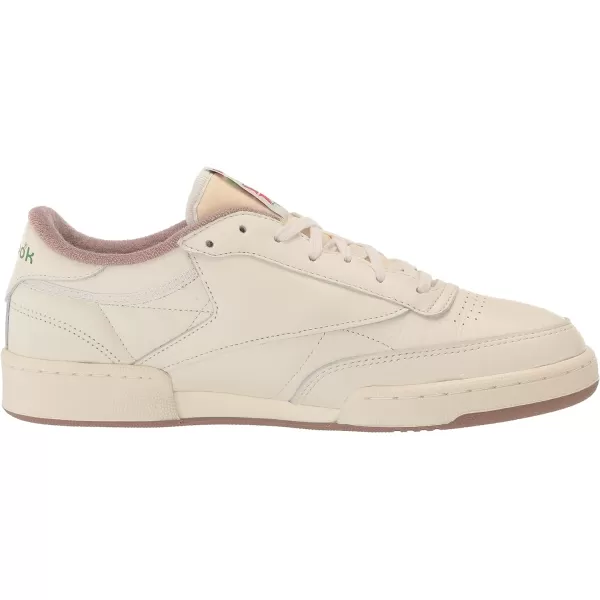 Reebok Unisex Club C 85 SneakerChalkTaupeGlen Green