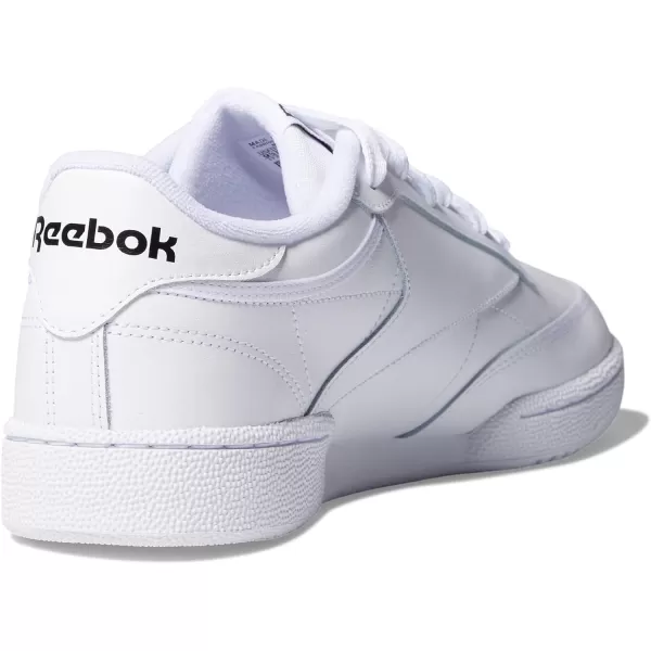 Reebok Unisex Club C 85 SneakerFootwear WhiteFootwear WhiteCore Black