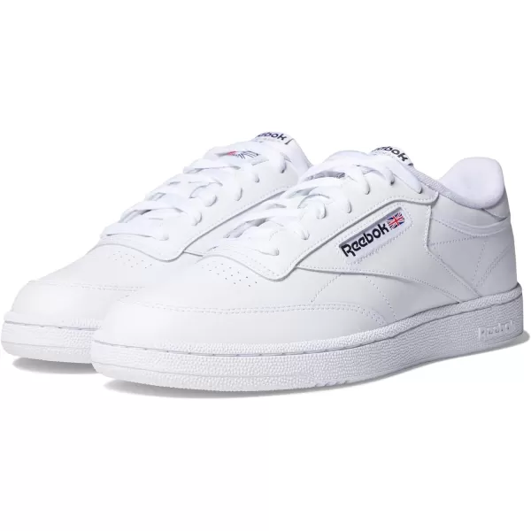 Reebok Unisex Club C 85 SneakerFootwear WhiteFootwear WhiteCore Black