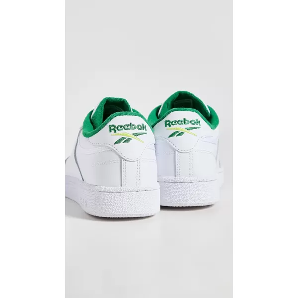 Reebok Unisex Club C 85 SneakerFtwr WhiteGlen GreenSoacye