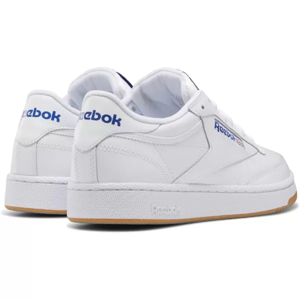 Reebok Unisex Club C 85 SneakerIntwhiteRoyalgum