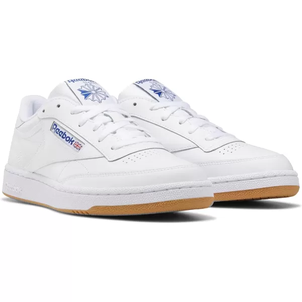 Reebok Unisex Club C 85 SneakerIntwhiteRoyalgum