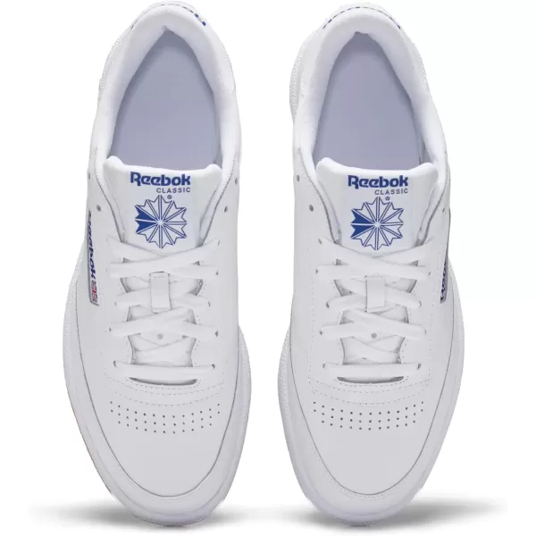 Reebok Unisex Club C 85 SneakerIntwhiteRoyalgum