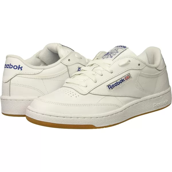 Reebok Unisex Club C 85 SneakerIntwhiteRoyalgum