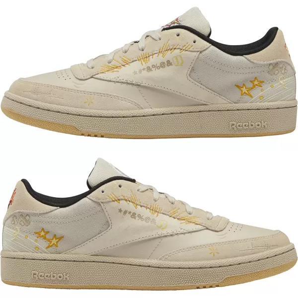 Reebok Unisex Club C 85 SneakerLooney TunesPebbleBright Ochre