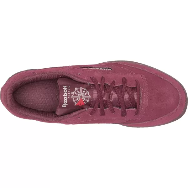 Reebok Unisex Club C 85 SneakerMaroonModern BeigeGum