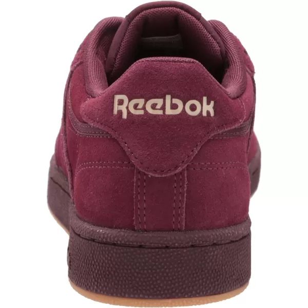 Reebok Unisex Club C 85 SneakerMaroonModern BeigeGum