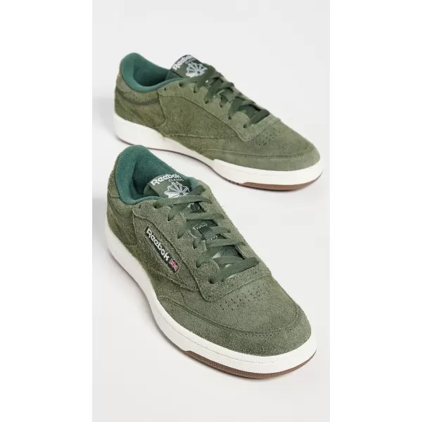 Reebok Unisex Club C 85 SneakerVarsity GreenChalkReebok Lee 2