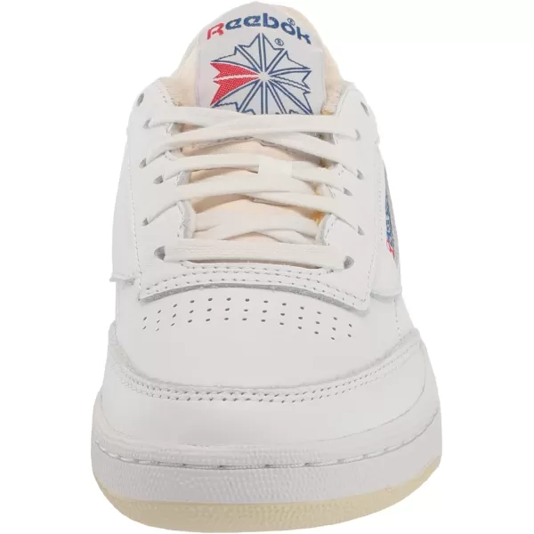 Reebok Unisex Club C 85 SneakerWhiteAlabasterVector Blue