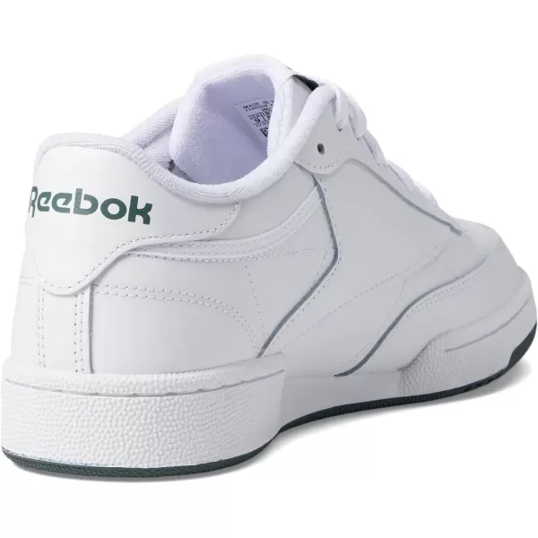 Reebok Unisex Club C 85 SneakerWhiteChalk Green