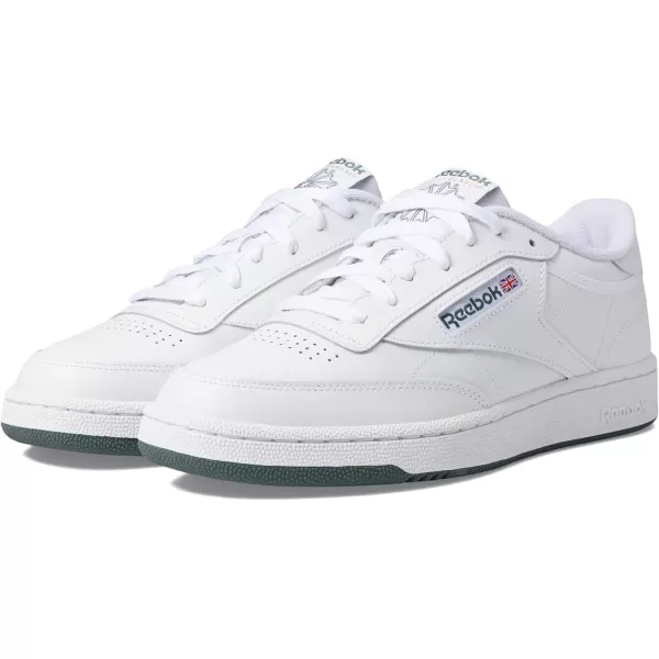 Reebok Unisex Club C 85 SneakerWhiteChalk Green