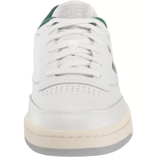 Reebok Unisex Club C 85 SneakerWhiteChalkDark Green