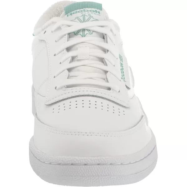 Reebok Unisex Club C 85 SneakerWhitePure GreySemi Future Teal