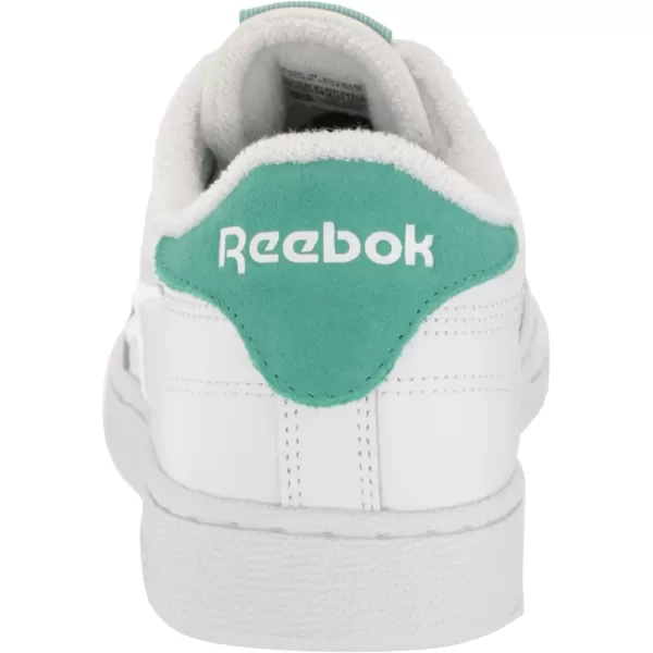 Reebok Unisex Club C 85 SneakerWhitePure GreySemi Future Teal