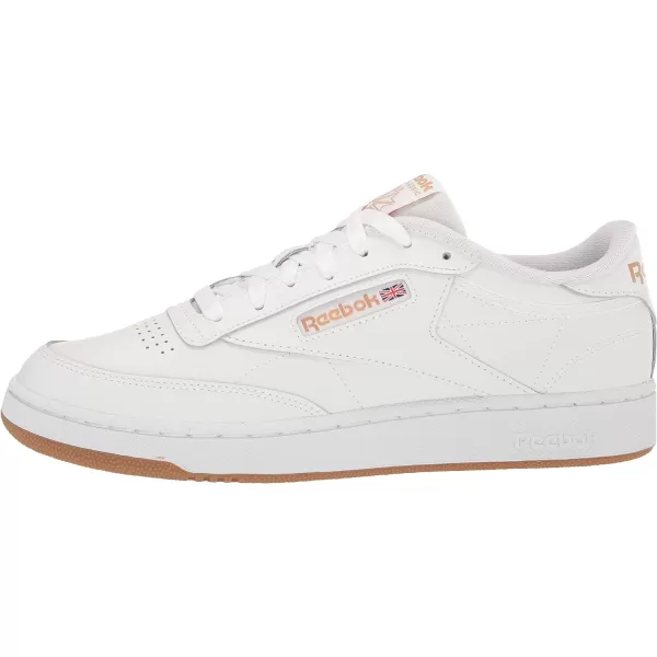 Reebok Unisex Club C 85 SneakerWhiteTrue BeigeReebok Lee