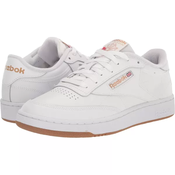 Reebok Unisex Club C 85 SneakerWhiteTrue BeigeReebok Lee