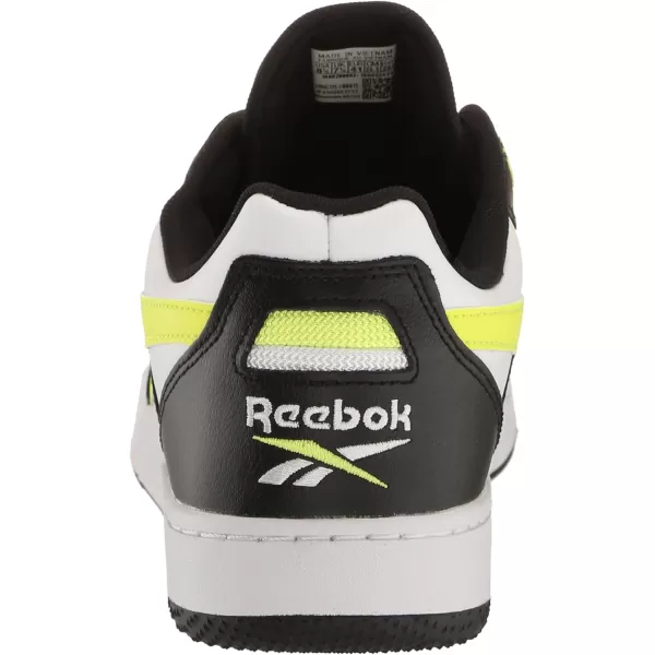 Reebok UnisexAdult Bb 4000 Ii SneakerBlackSolar Acid YellowWhite