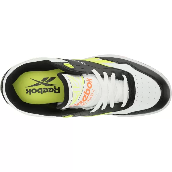 Reebok UnisexAdult Bb 4000 Ii SneakerBlackSolar Acid YellowWhite