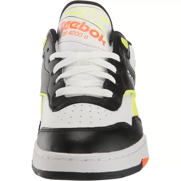 Reebok UnisexAdult Bb 4000 Ii SneakerBlackSolar Acid YellowWhite