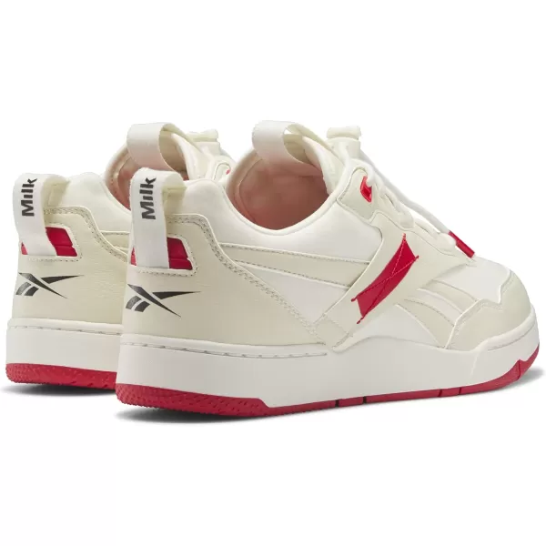 Reebok UnisexAdult Bb 4000 Ii SneakerVeganVintage ChalkBlackVector Red