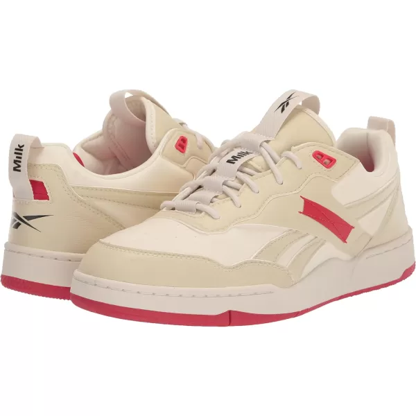 Reebok UnisexAdult Bb 4000 Ii SneakerVeganVintage ChalkBlackVector Red