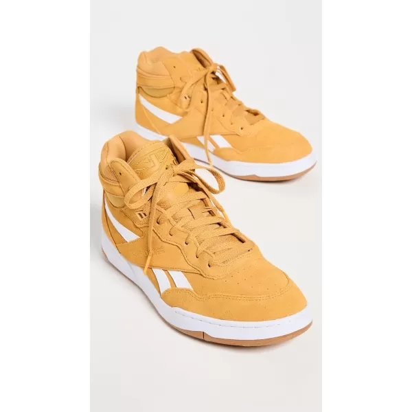 Reebok UnisexAdult Bb4000 Ii Mid SneakerRetro GoldShocking OrangeWhite