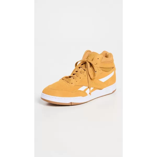 Reebok UnisexAdult Bb4000 Ii Mid SneakerRetro GoldShocking OrangeWhite