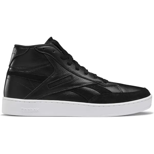 Reebok UnisexAdult Club C Form High Top SneakerBlackWhite