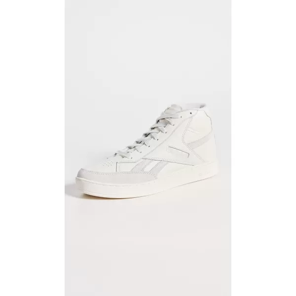 Reebok UnisexAdult Club C Form High Top SneakerChalkChalkAlabaster