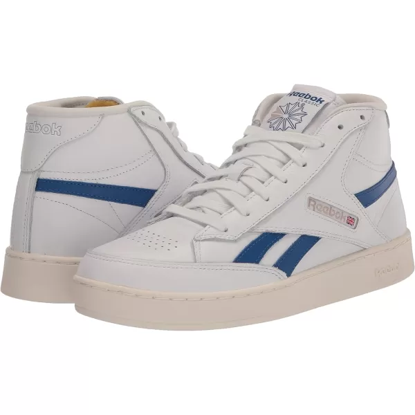 Reebok UnisexAdult Club C Form High Top SneakerWhiteChalkVector Blue