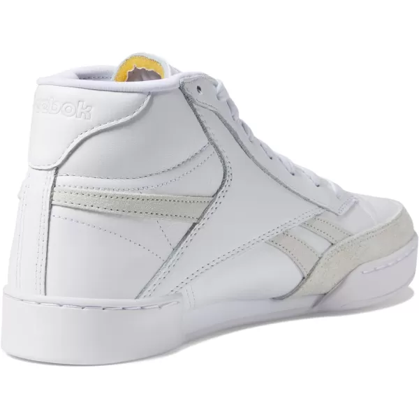 Reebok UnisexAdult Club C Form High Top SneakerWhiteWhitePure Grey