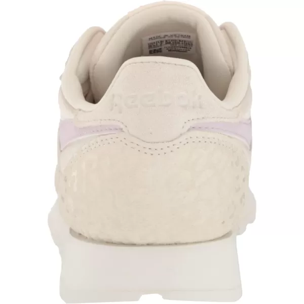 Reebok Womens Classic Leather SneakerAlabasterChalkQuartz Glow