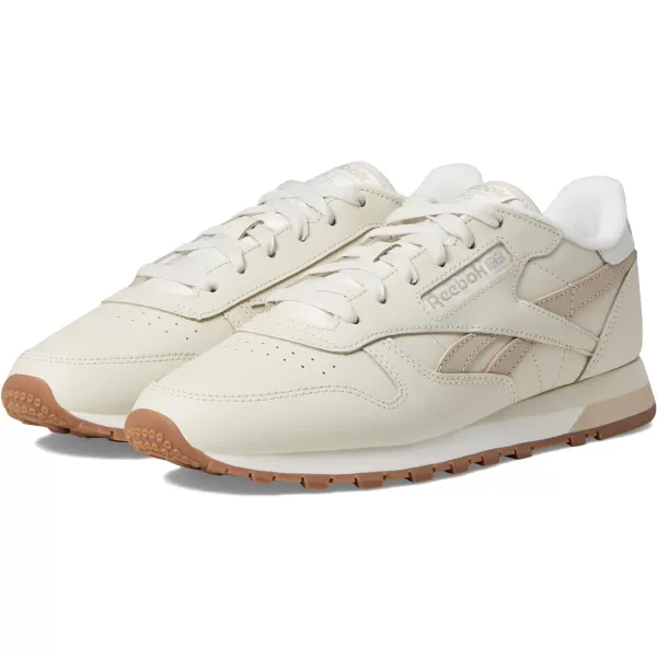 Reebok Womens Classic Leather SneakerAlabasterModern BeigeChalk