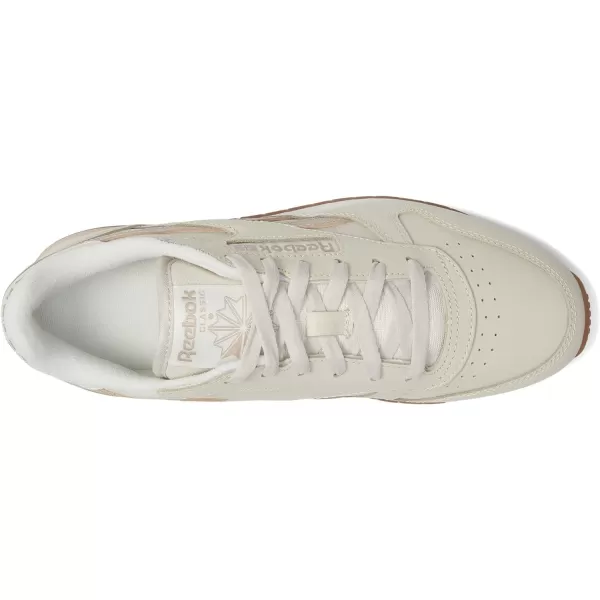 Reebok Womens Classic Leather SneakerAlabasterModern BeigeChalk