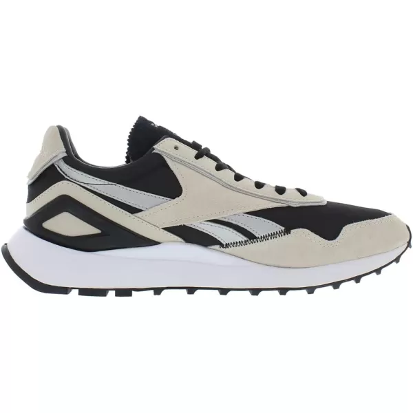 Reebok Womens Classic Leather SneakerBlackBeigeWhite