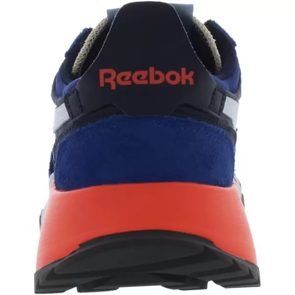 Reebok Womens Classic Leather SneakerBlackRoyalCrimson