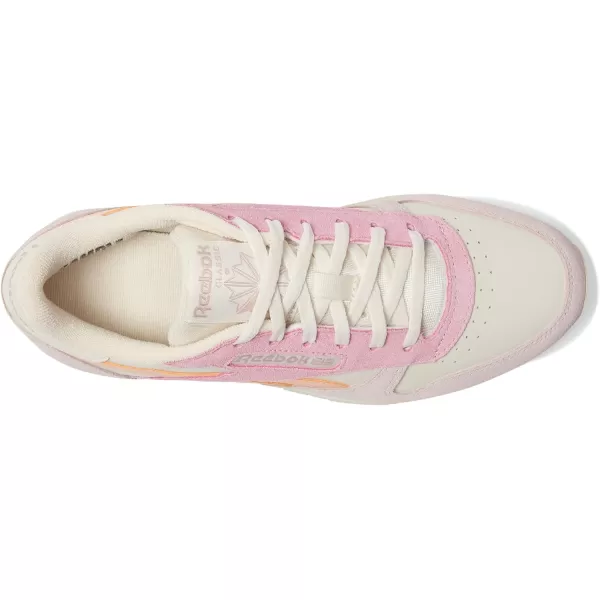 Reebok Womens Classic Leather SneakerBonePeach GlowAshen Lilac