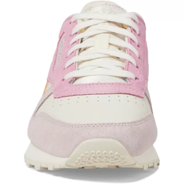 Reebok Womens Classic Leather SneakerBonePeach GlowAshen Lilac